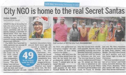 City NGO is home to the real Secret Santas - Mid-Day